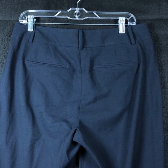 Ann Taylor Factory Womens Pants Blue Mid Rise Straight Stretch 6 - Picture 11 of 12